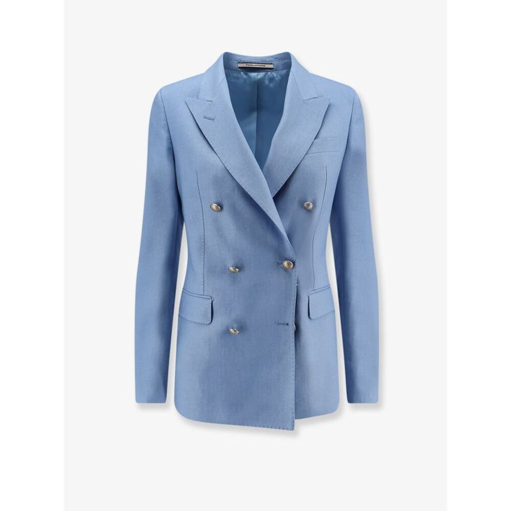 Tagliatore Women Parigi Double-Breasted Linen Blazer